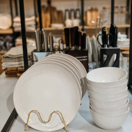 6 Pcs Plates and 6Pcs Bowls Set