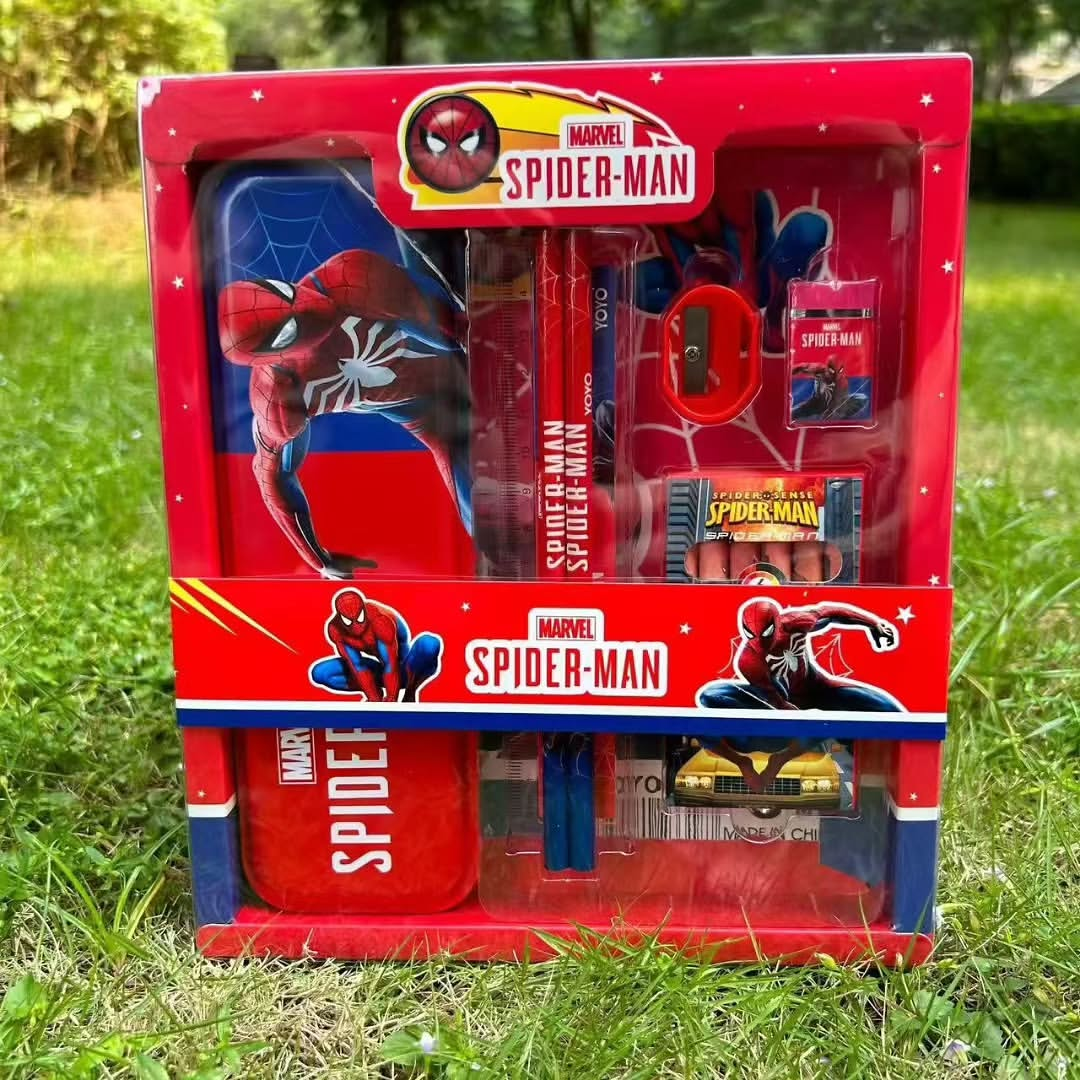 School Cartoon Stationery Set Gift Box