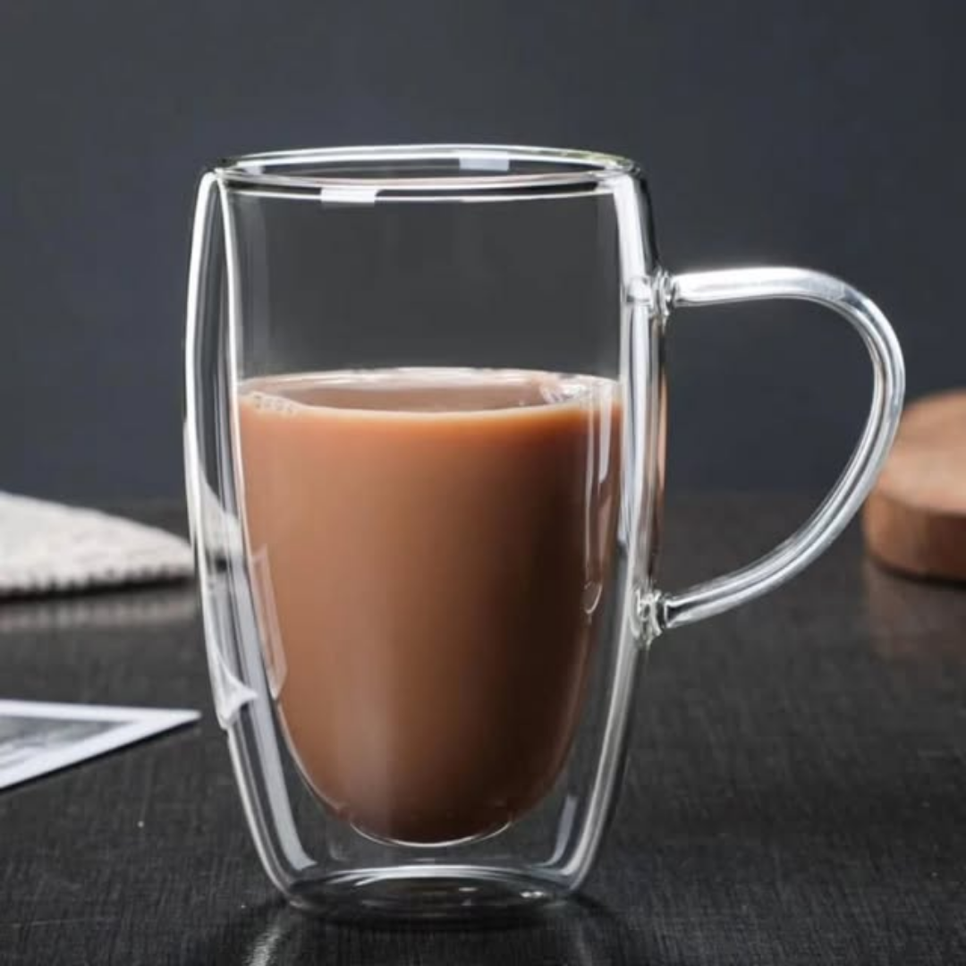 Borosilicate Double-Walled Coffee Mug