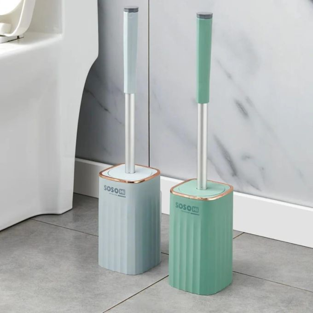 Toilet Cleaning Brush Set With Holder