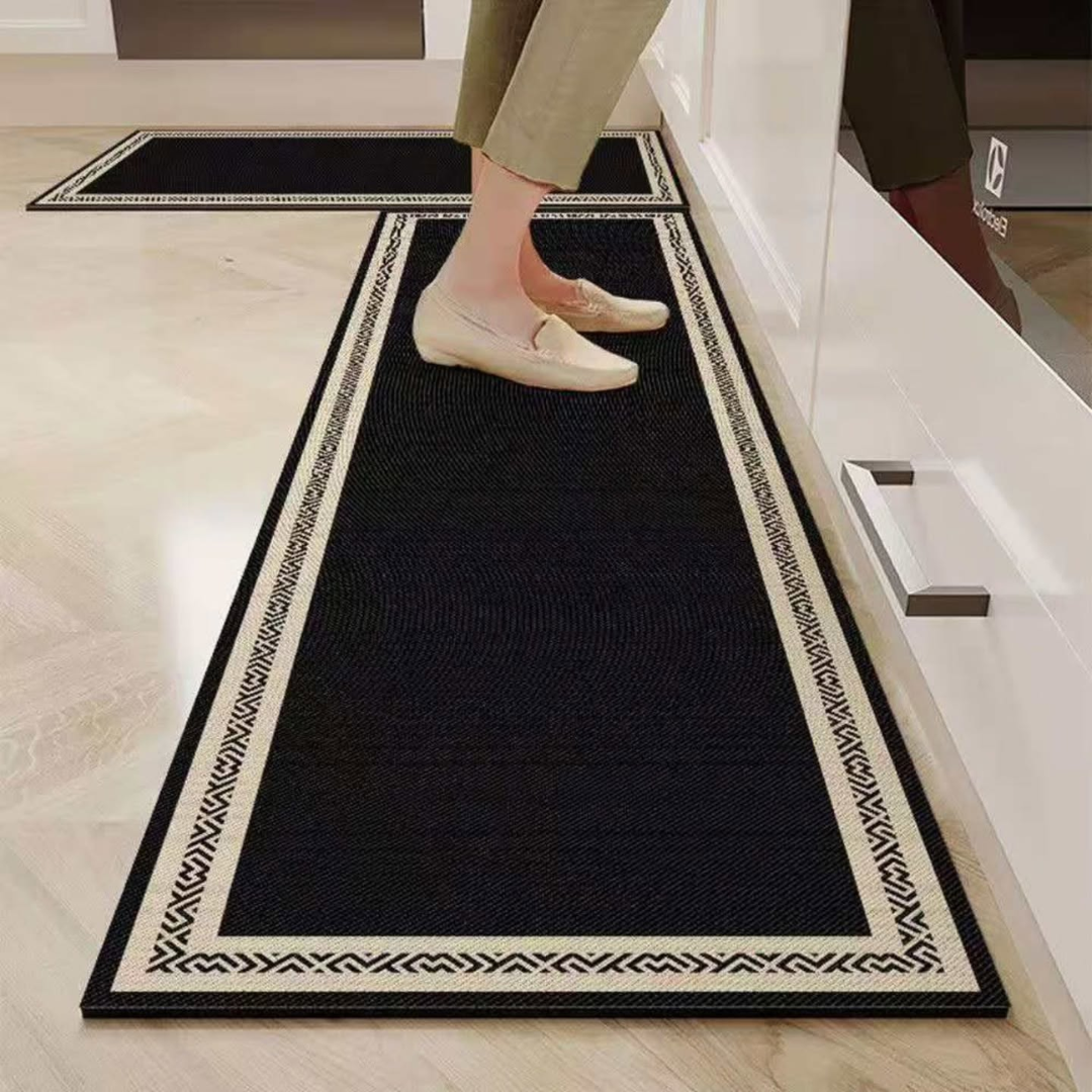 2Pcs Rubber Bottom Anti-Slip Kitchen Mats