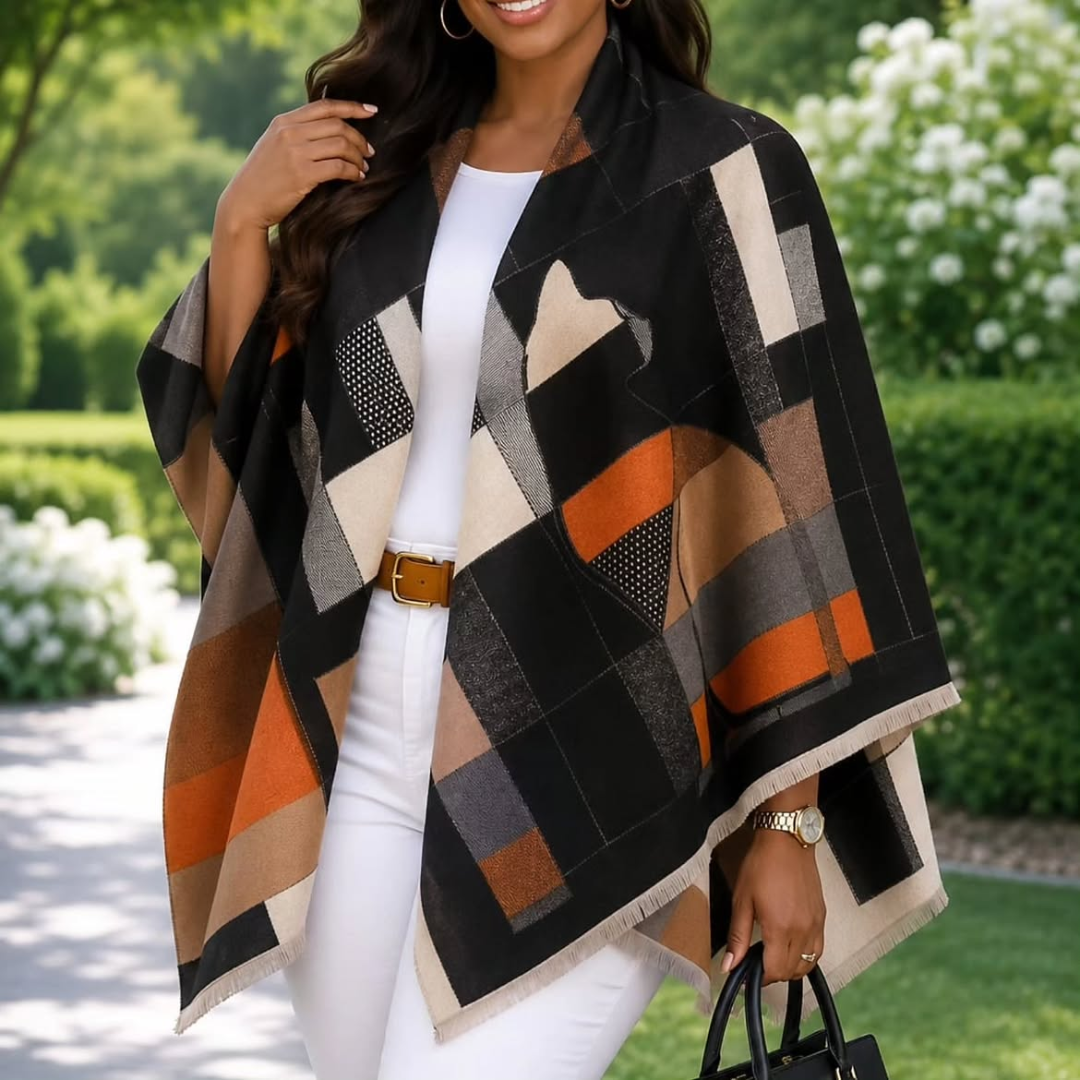 Double-Sided Cashmere Scarf for Women