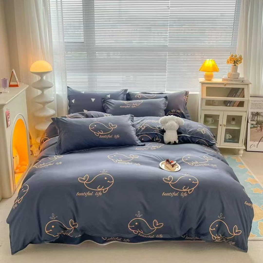Printed Cotton Duvet Cover Sets
