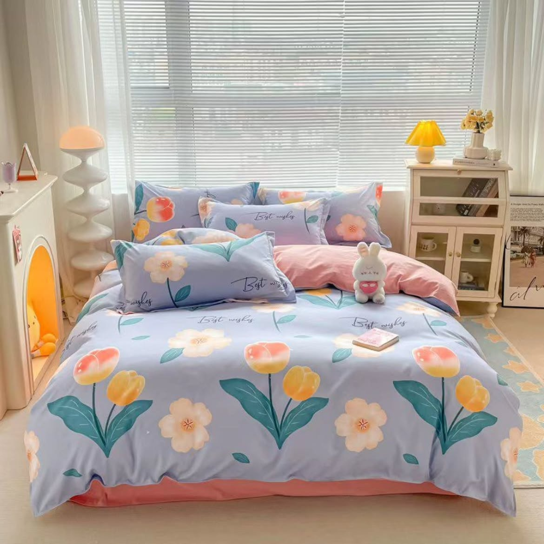 Printed Cotton Duvet Cover Sets