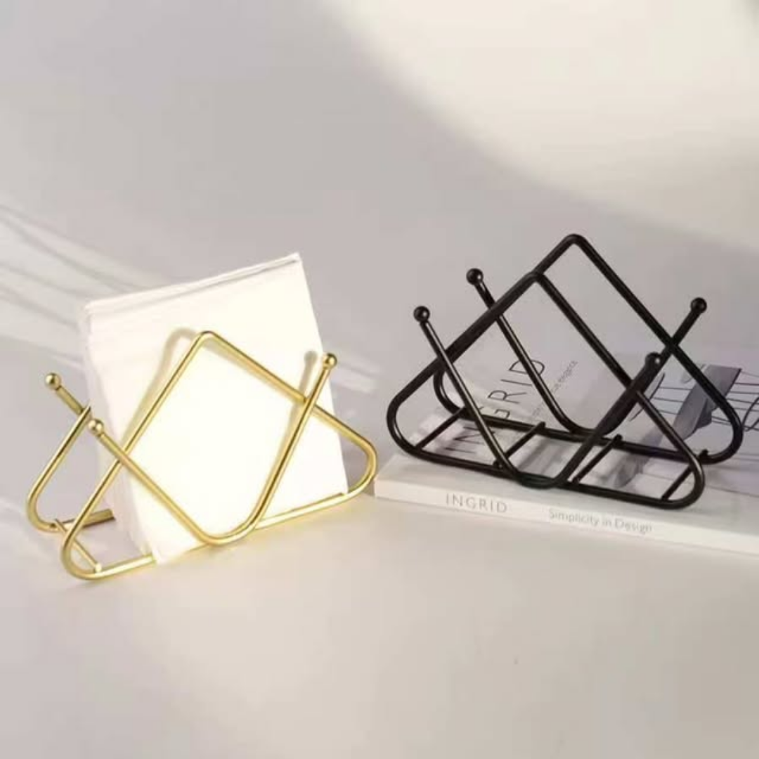 Tabletop Decorative Metal Tissue / Napkin Holder