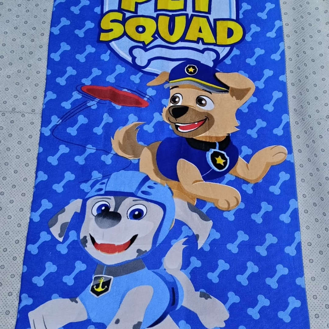 Cartoon Themed Kids Towel