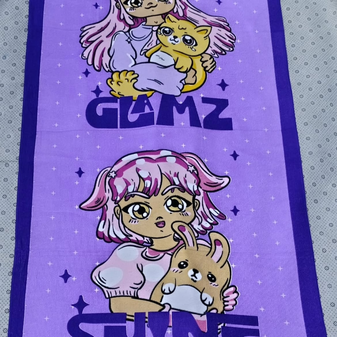 Cartoon Themed Kids Towel