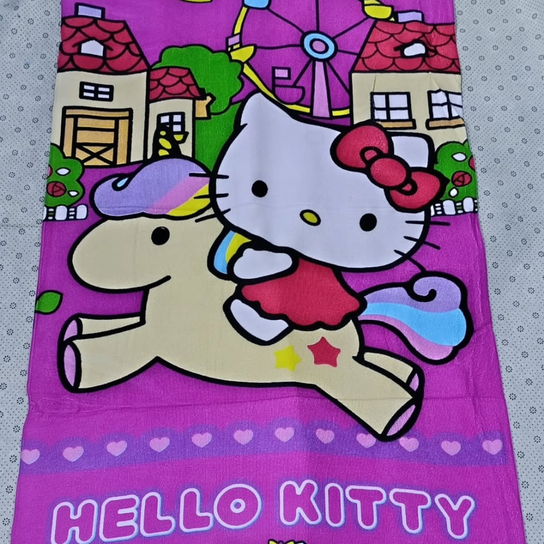 Cartoon Themed Kids Towel