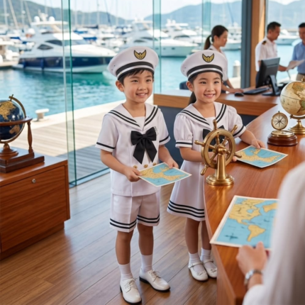 Professional Children's Marine Hostess / Sailor Cosplay Costume