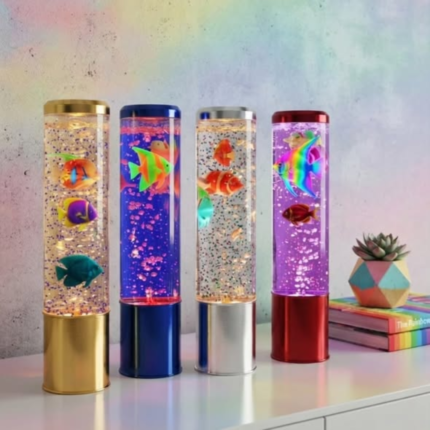LED Water Bubble Aquarium Fish Tank