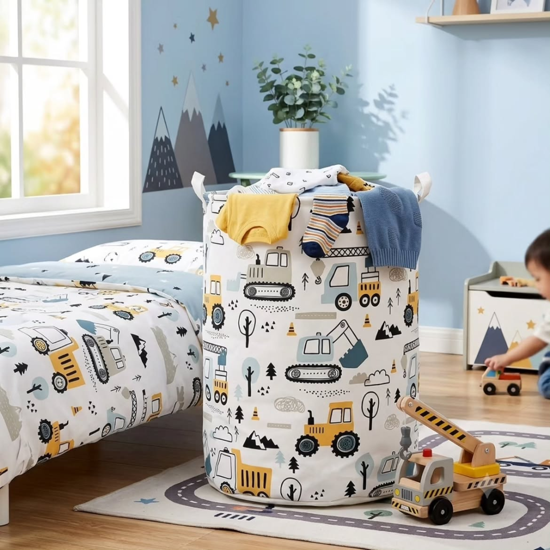 Foldable waterproof laundry basket / toy basket