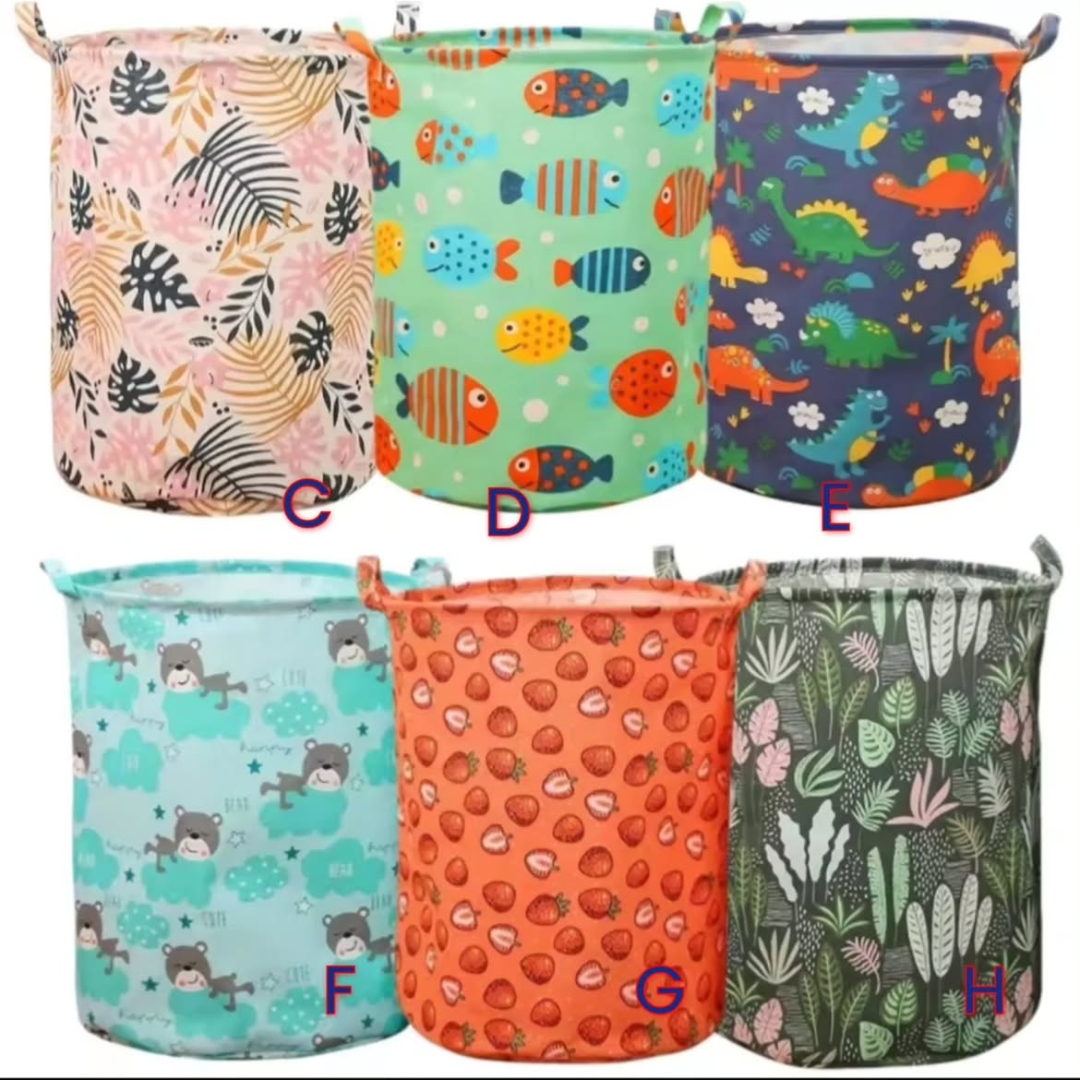 Foldable waterproof laundry basket / toy basket