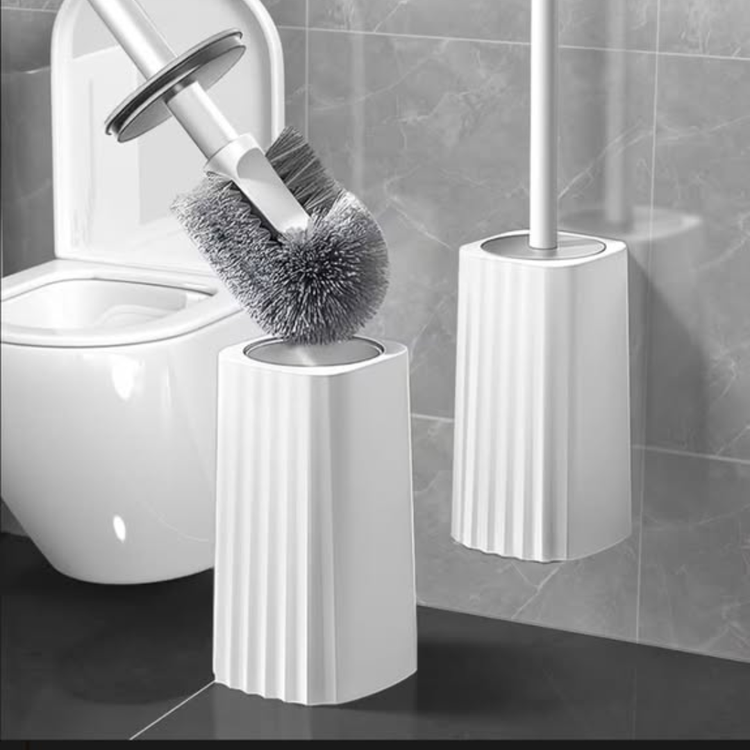 Wall Mounted Toilet Cleaning Brush Set With Holder