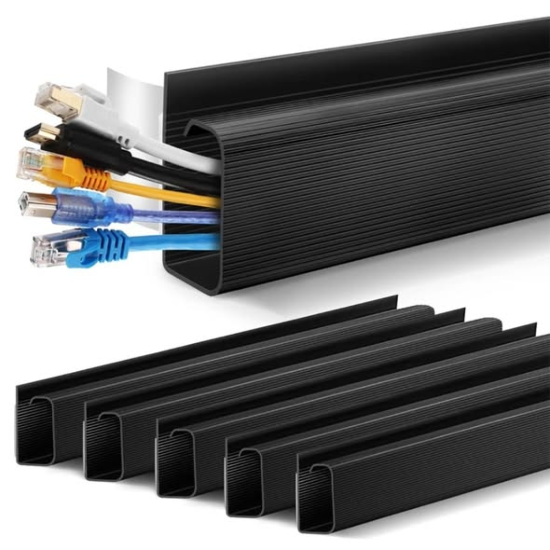 PVC Under-Desk Cable Management Tray